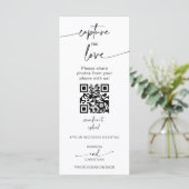 Leg de liefde foto ik spion bruiloft spel scavenge menu (Staand voorkant)