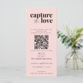 Leg de liefde foto ik spion bruiloft spel scavenge menu (Staand voorkant)