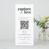 Leg de liefde foto ik spion bruiloft spel scavenge menu (Staand voorkant)