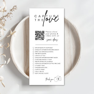 Leg de liefde QR CODE Foto delen gast Kaart