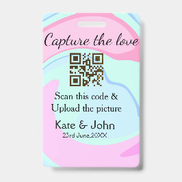 Leg de liefde vast en voeg een QR-scan toe met mar Badge