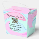 Leg de liefde vast en voeg een QR-scan toe met mar Bedankdoosjes (Achterkant)