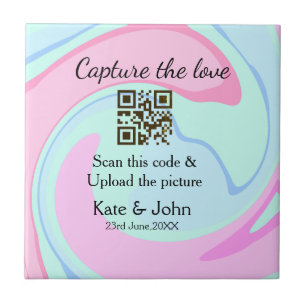 Leg de liefde vast en voeg een QR-scan toe met mar Tegeltje