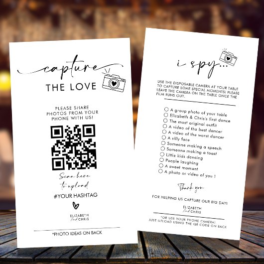 Leg de liefde vast Fotowedstrijd 'Ik zie, ik zie' RSVP Kaartje