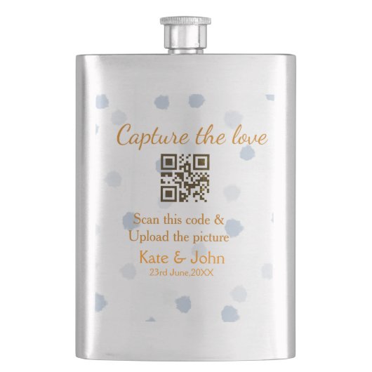 Leg de liefde vast voeg QR scan toe upload afbeeld Flacon (Voorkant)