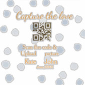 Leg de liefde vast voeg QR scan toe upload afbeeld Sticker (Voorkant)