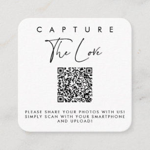 Leg de Love Cards met QR-code vast Informatiekaartje