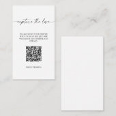 Leg de Love Photo Sharing Table Kaart vast (Voorkant / Achterkant)