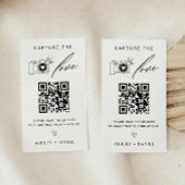 Leg de Love Wedding QR Code Enclosure Kaart vast