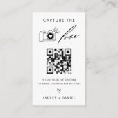 Leg de Love Wedding QR Code Enclosure Kaart vast (Voorkant)