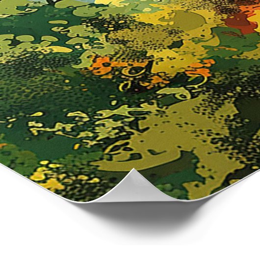 Leg de schoonheid van Madrid vast Poster (Hoek)