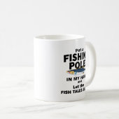 Leg een VISPOL IN MIJN HAND Koffiemok (Voorkant rechts)