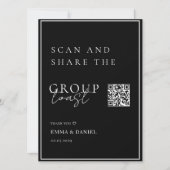 Leg elk moment vast - QR-code voor bruiloft - Foto (Voorkant)