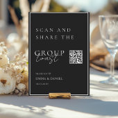 Leg elk moment vast - QR-code voor bruiloft - Foto