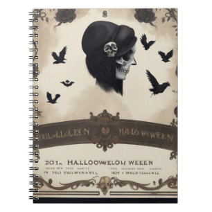 Leg Halloween Memories vast met onze  Crow Notitieboek