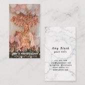 Leg herinneringen vast Verjaardagsfotograaf Visitekaartje (Voorkant / Achterkant)