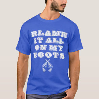 Leg het allemaal bij mijn roots Landelijke muziekm T-shirt