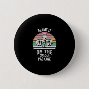 Leg het bij het drankpakket Retro Cruise Ronde Button 5,7 Cm