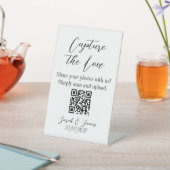 Leg het Love QR-codeteken vast Reclamebord Met Voetstuk (Insitu)