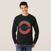 Leg het luie leven terug t-shirt (Voorkant volledig)