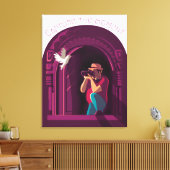 Leg het moment vast canvas afdruk (Insitu (Woonkamer))