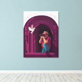 Leg het moment vast canvas afdruk (Insitu (Houten vloer))