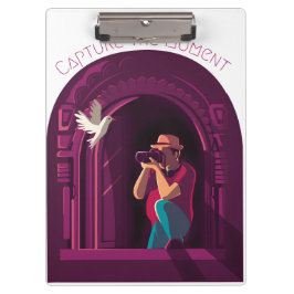 Leg het moment vast klembord