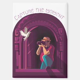 Leg het moment vast magneet