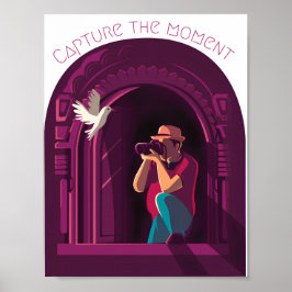 Leg het moment vast poster