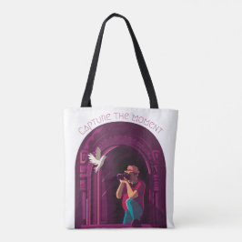 Leg het moment vast tote bag