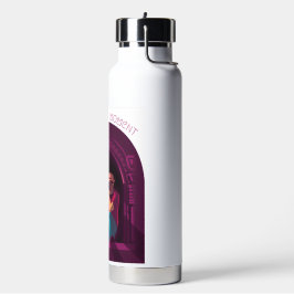 Leg het moment vast waterfles