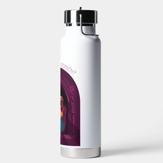 Leg het moment vast waterfles (Links)