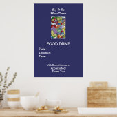 Leg het op, alsjeblieft doneren - Gepersonaliseerd Poster (Keuken)