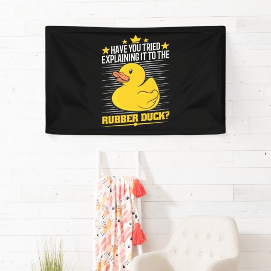 Leg het uit aan de Duck Spandoek (Insitu)