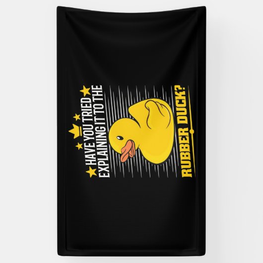 Leg het uit aan de Duck Spandoek (Verticaal)