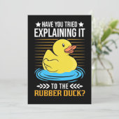 Leg het uit aan het rubberapparaat kaart (Staand voorkant)