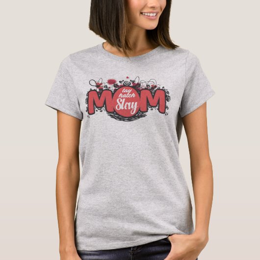 leg het uit, sla het dood moeder t-shirt (Voorkant)