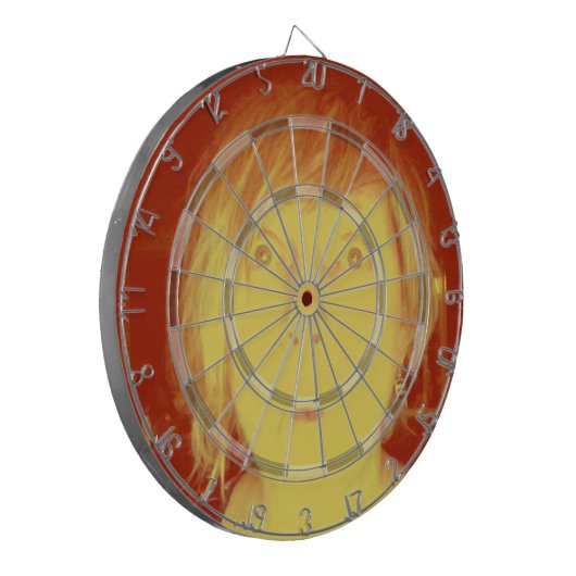 Leg hun gezicht op je dartboard Sjabloon Dartbord (Voorkant Links)