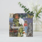 Leg je dag platte Wenskaart vast (Staand voorkant)