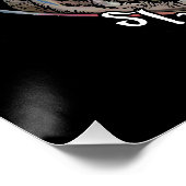 Leg je draken neer, Gift voor Jordan Peterson fans Perfect Poster (Hoek)