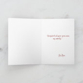 Leg je hart vast in Valentijnsdag fotokaart Bedankkaart (Binnen)