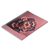 Leg je herinneringen vast: gepersonaliseerde bloem notitieboek (Linkerzijde)