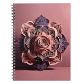 Leg je herinneringen vast: gepersonaliseerde bloem notitieboek (Voorkant)