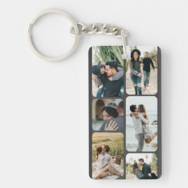 Leg je momenten vast met gepersonaliseerde foto's sleutelhanger
