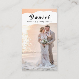 Leg je speciale dag vast met professionele fotogra visitekaartje