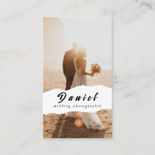 Leg je speciale dag vast met professionele fotogra visitekaartje