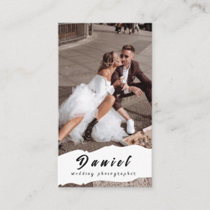 Leg je speciale dag vast met professionele fotogra visitekaartje