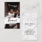 Leg je speciale dag vast, professionele fotografie visitekaartje (Voorkant / Achterkant)