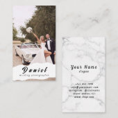 Leg je speciale dag vast, professionele fotografie visitekaartje (Voorkant / Achterkant)