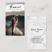 Leg je speciale dag vast, professionele fotografie visitekaartje (Voorkant / Achterkant)